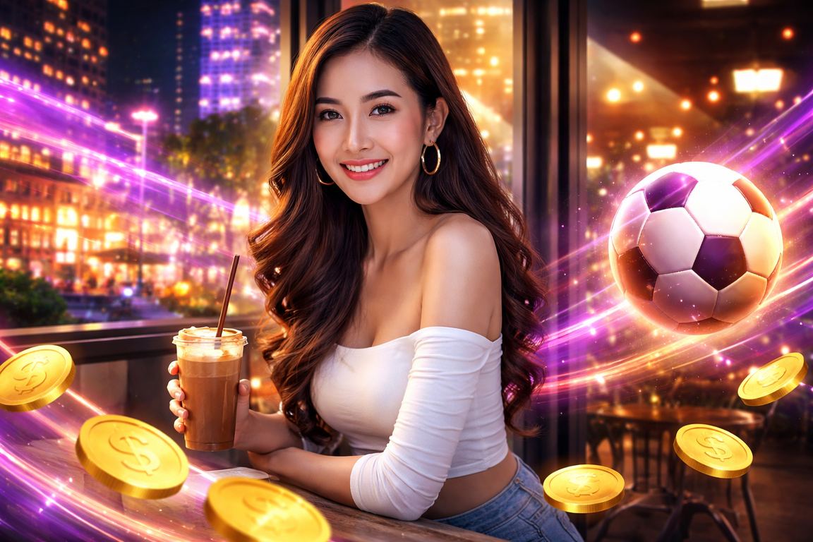 Laman web taruhan bola sepak moden dengan grafik cemerlang